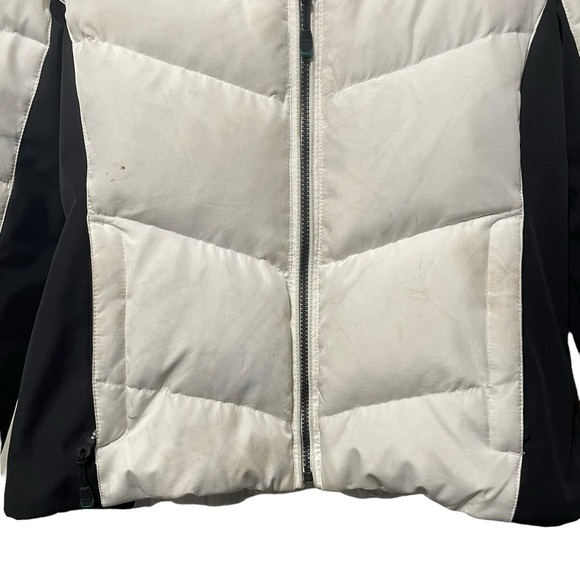Calvin Klein Performance Down Puffer Winter White Puffer Ski Coat Size Medium - Picture 5 of 11